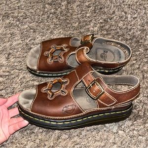 Dr. Martens sandals size 8
These have kinda a platform to them!